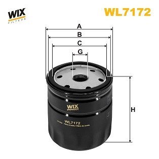 Фільтр масляний WIX FILTERS WL7172