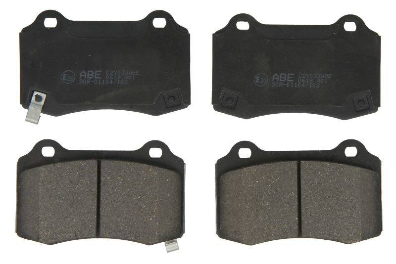 Колодки гальмівні задні, дискові ABE 68144432ABE Chevrolet Camaro; Jeep Grand Cherokee; Chrysler 300C; Dodge Charger, Challenger; Tesla Model X; Cadillac STS, CTS