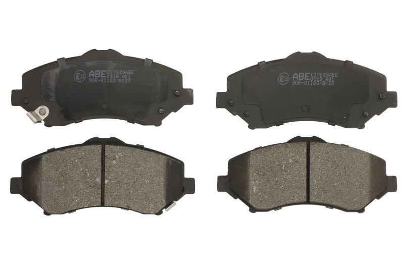 Колодки гальмівні передні ABE D1273ABE Jeep Cherokee, Wrangler; Dodge Journey, Nitro; Chrysler Voyager; Fiat Freemont