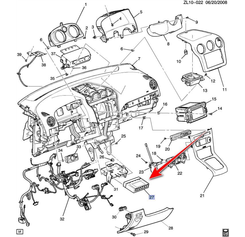Модуль керування кузовом ACDelco 25934762 Cadillac DTS, CTS; Buick Enclave — Деталі кузова / Інші елементи кузова — фото 2 — купити в Україні Jeep.in.ua
