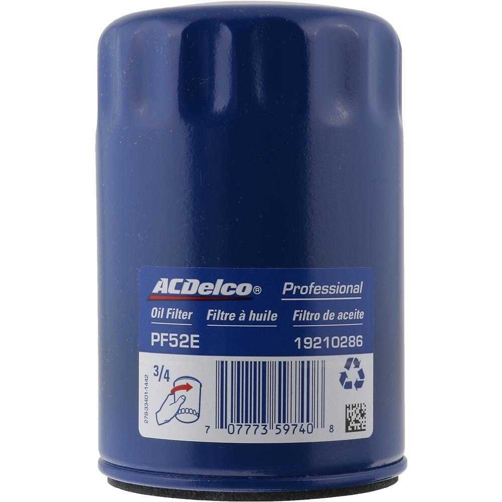 Фільтр масляний ACDelco PF52E Chevrolet Caprice, Blazer S10, Astro, Lumina