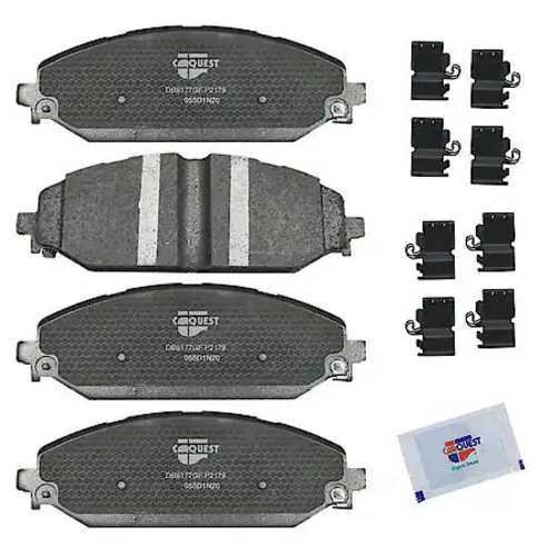 Колодки гальмівні передні CARQUEST PXD2179H Dodge Ram 1500