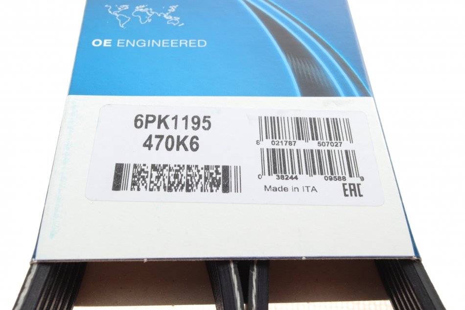 Ремінь поліклиновий — артикул 6PK1195 — SATO TECH — Двигун та Вихлоп / Ремінь приводний — фото 7 — купити в Україні Jeep.in.ua
