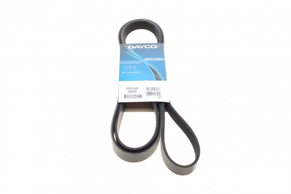 Ремінь поліклиновий DAYCO 6PK2240 Mazda 6; Jeep Grand Cherokee, Wrangler, Cherokee