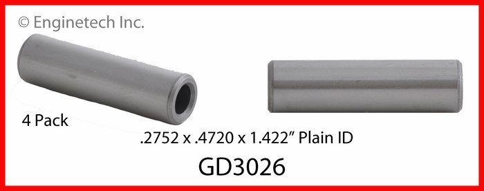 Напрямні клапанів Enginetech GD3026 Jeep Grand Cherokee, Commander; Dodge Ram 1500, Nitro, Durango, Dakota