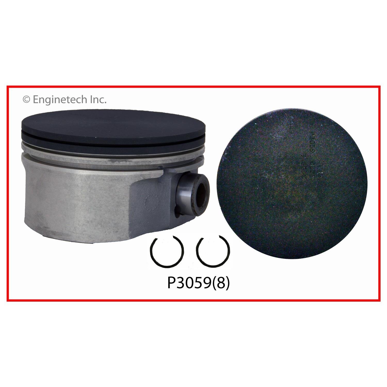 Поршень STD Enginetech P30598 Cadillac Deville, Seville