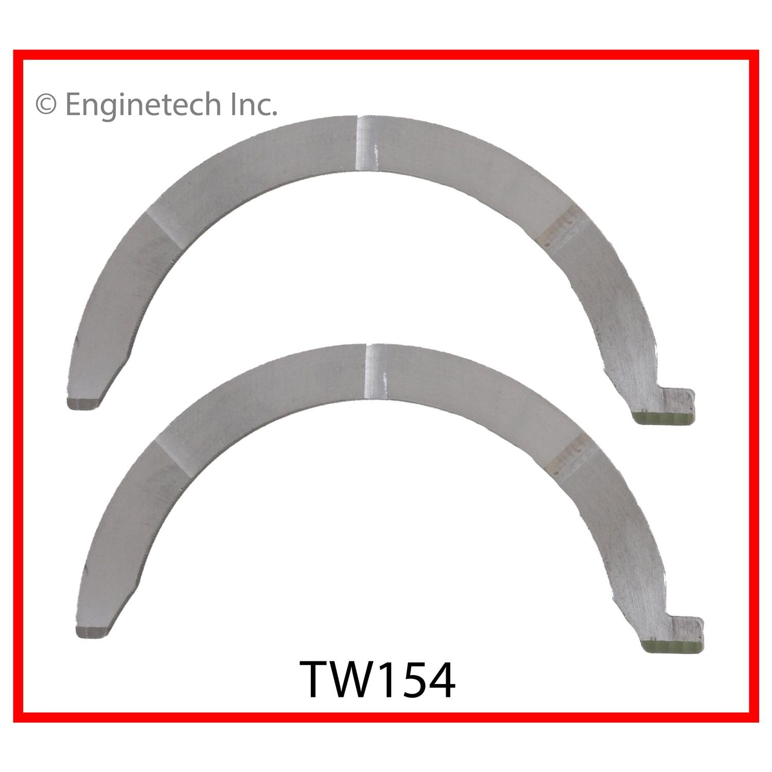 Вкладиш осьового зміщення компл 2 шт Enginetech TW154 Chrysler 200, 300C, Town & Country; Dodge Durango, Grand Caravan, Journey; Jeep Grand Cherokee, Wrangler