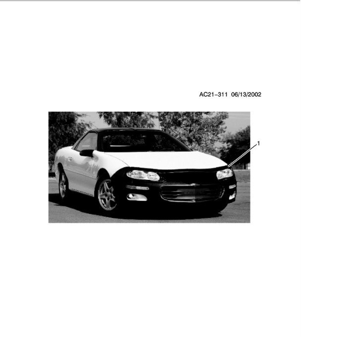 Чохол капота GM 12496460 Chevrolet Camaro