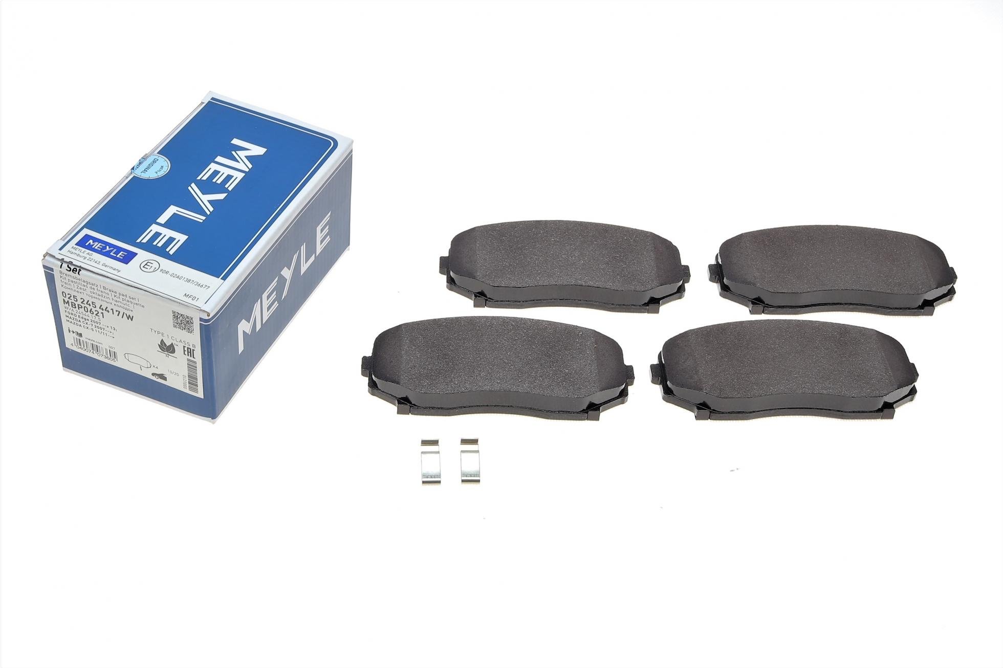 Колодки гальмівні передні MEYLE D1258ME Mazda CX-9, CX-7; Lincoln MKX; Ford Edge