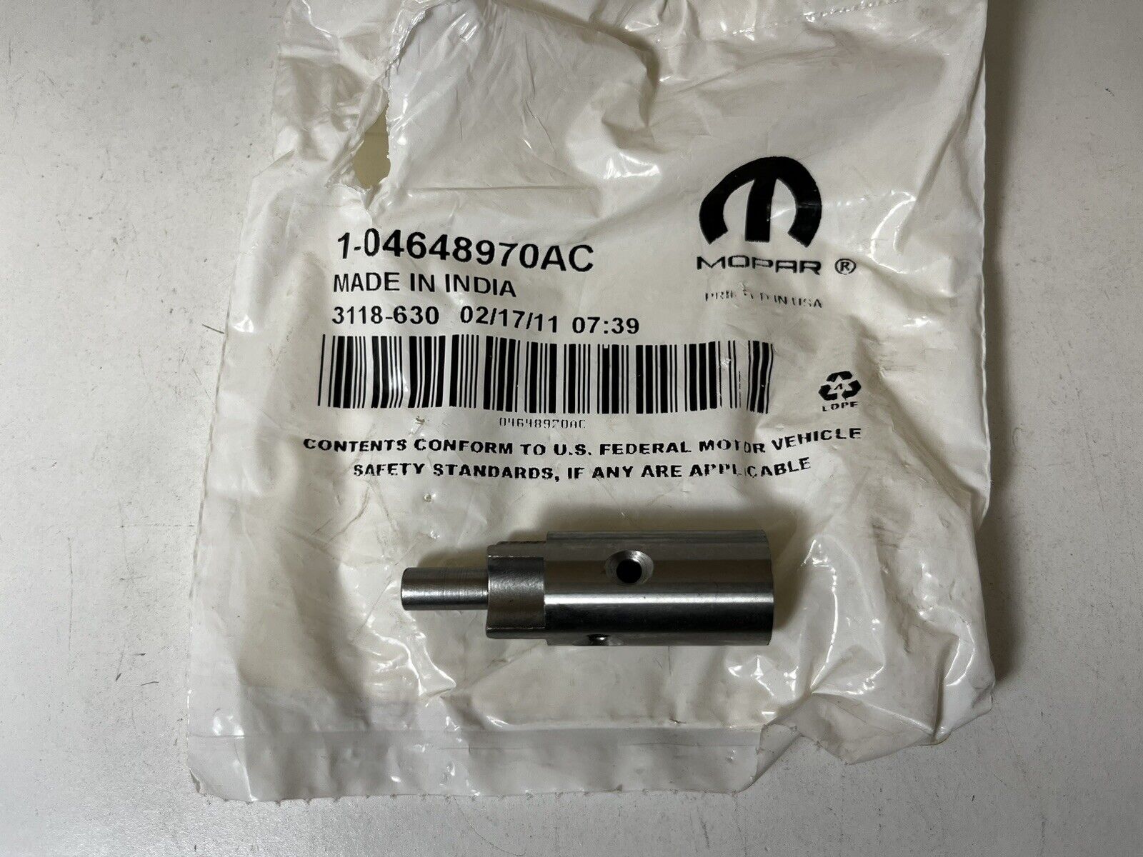 Плунжер маслонасосу MOPAR 4648970AB Jeep Wrangler; Dodge Grand Caravan, Caravan; Chrysler Town & Country, Pacifica — Двигун і Система вихлопу / Інші елементи дв