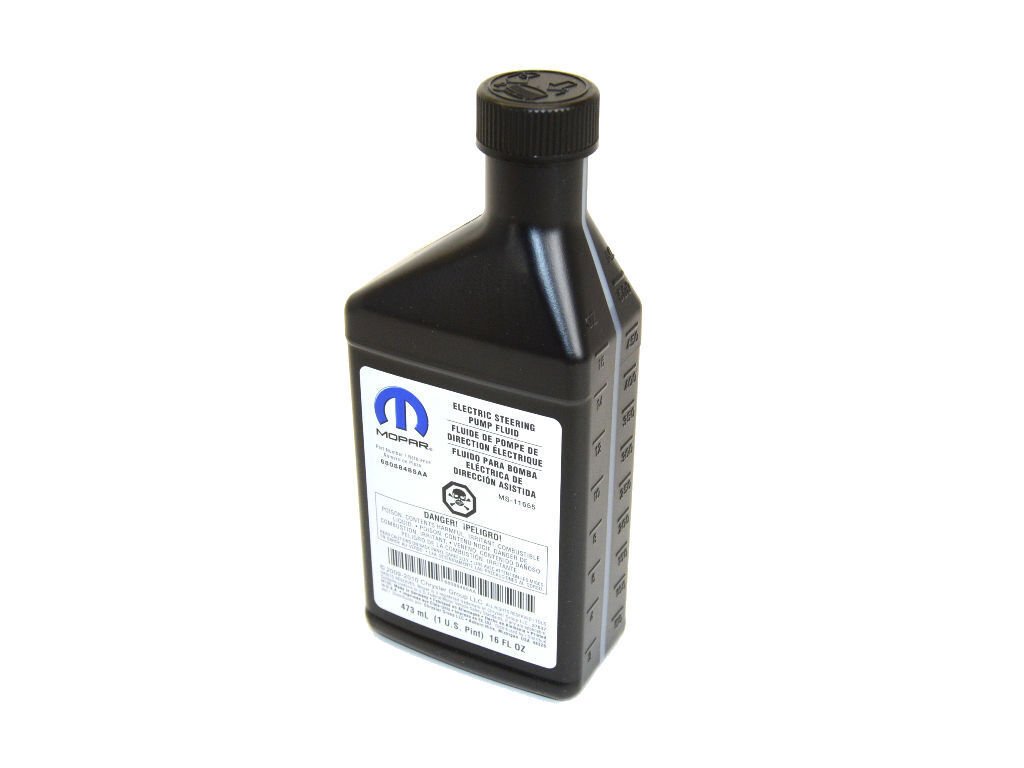 Рідина гідропідсилювача насос з електроприводом 473ml MOPAR 68088485AB Jeep Wrangler, Grand Cherokee; Dodge Charger, Challenger, Durango; Chrysler 300C — Олива 
