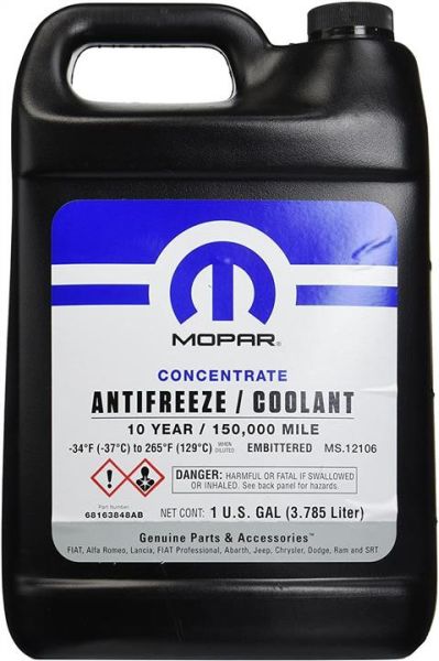 Антифриз концентрат, фіолетовий 1galon (3,785L) — артикул 68163848AB — Mopar — запчастина Jeep — фото 5 — купити в Україні Jeep.in.ua