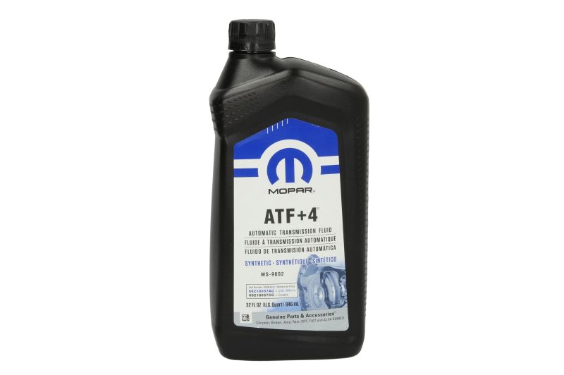 Олива ATF+4 1L MOPAR 68218057AC Chrysler Voyager, Neon, PT Cruiser, Sebring, 300C, 300M; Jeep Cherokee, Wrangler, Grand Cherokee, Commander; Dodge Nitro, Journey, Avenger, Caravan, Caliber
